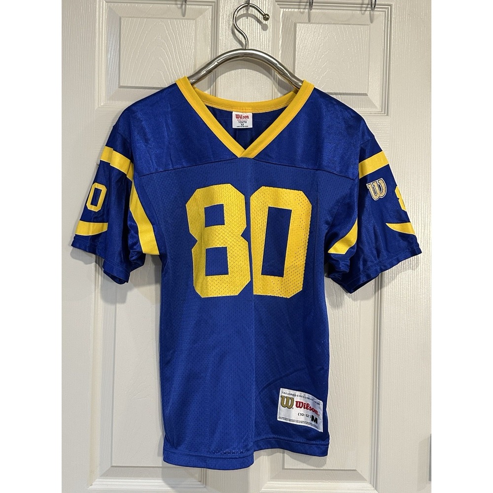 Vintage‎ Wilson Rams Bruce #80 Jersey Size Youth M 10-12